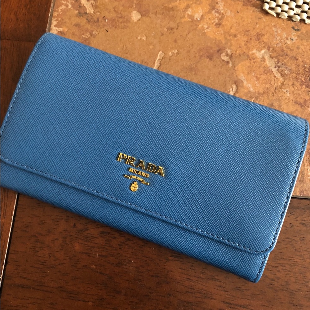 Prada long wallet